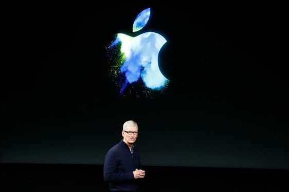 Tim Cook at an Apple event in 2016.