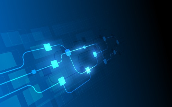 abstract circuit network concept
