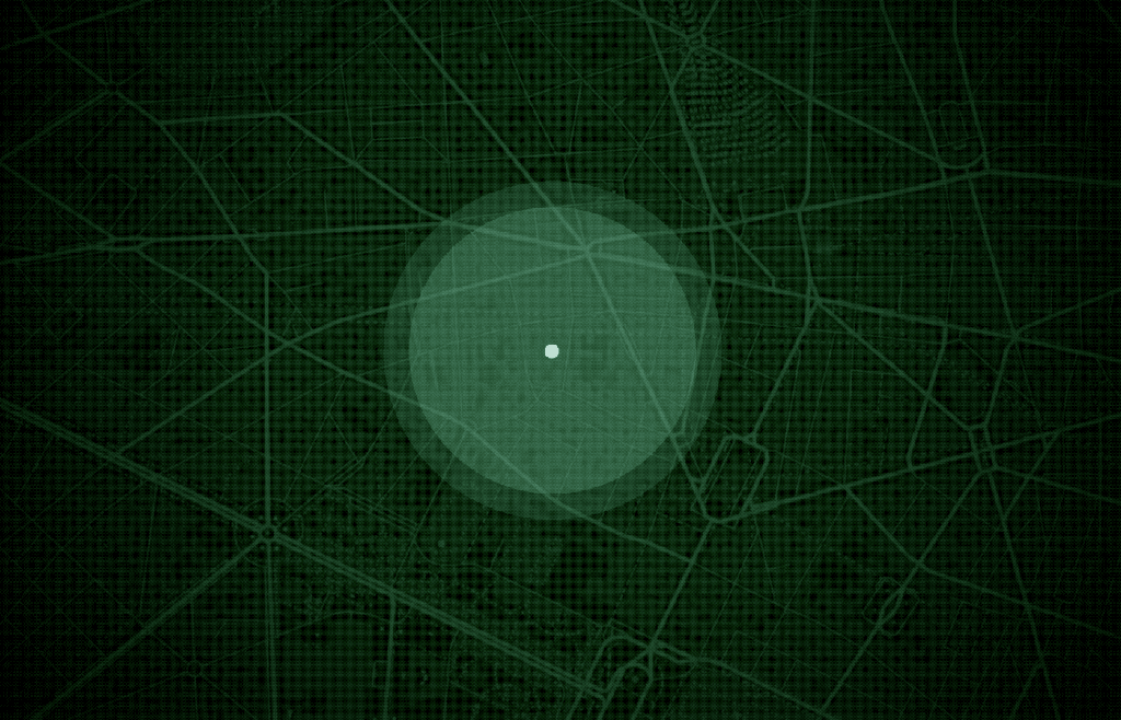 an animated GIF of a location marker pinging on a map