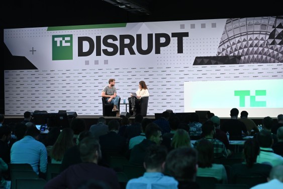 Co-founder and CEO of Klarna Sebastian Siemiatkowski and Connie Loizos speak on stage at TechCrunch Disrupt Berlin 2019