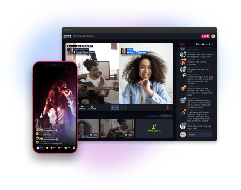 Happs app multistreaming