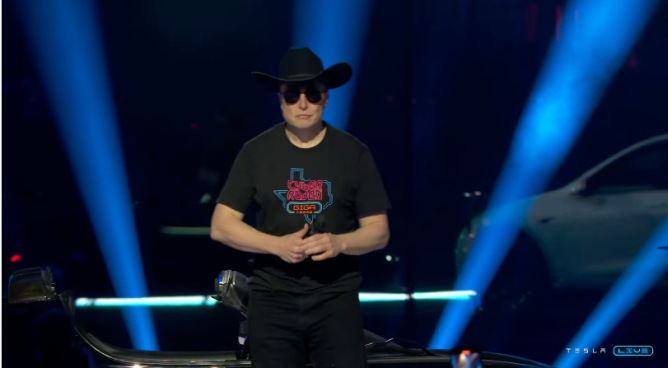 elon musk cyber rodeo austin texas gigafactory