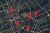 A street map with location dots on top.