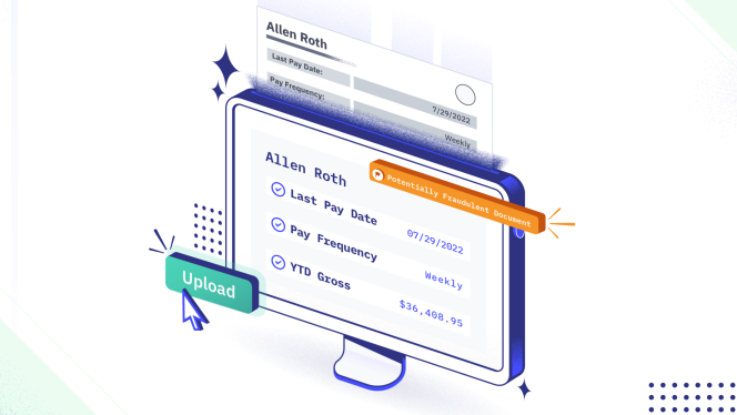 Truework Documents automatically transforms documents into structured data and analyzed for fraud risk