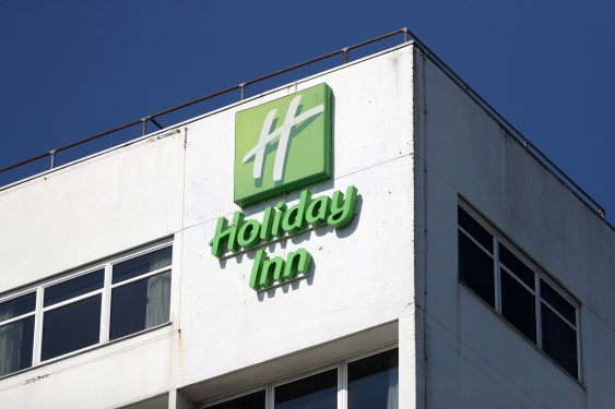 A photo of a Holiday Inn building in Southampton, England.