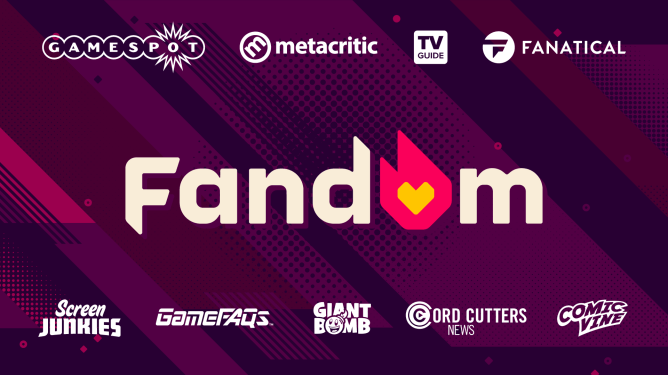 Fandom logo and brands it offers