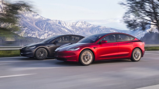 Tesla's refreshed Model 3