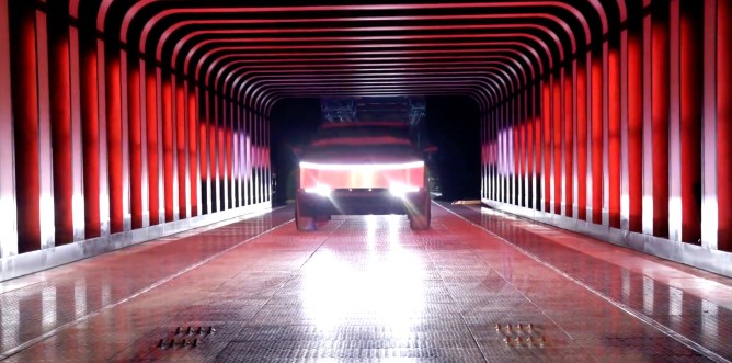 tesla cybertruck delivery event
