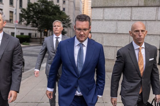 Trevor Milton, founder of Nikola Corp., exits court in New York