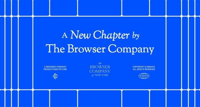 The Browser Company splash screen