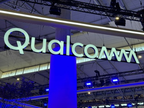 Qualcomm signage at MWC