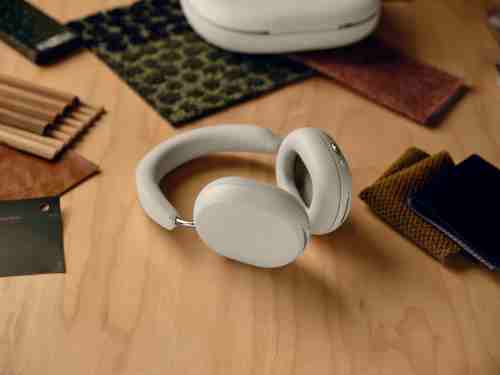 white Sonos Ace headphones on table