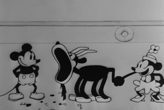 scene from Steamboat Willie