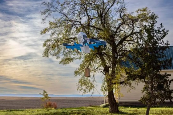 An Amazon Prime Air drone