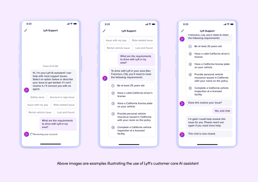Lyft Anthropic customer support AI