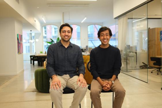 Actively AI co-founders Anshul Gupta (left) and Mihir Garimella (right.)