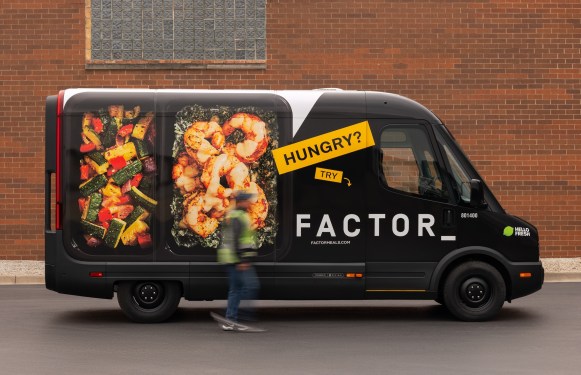 HELLOFRESH Rivian delivery van