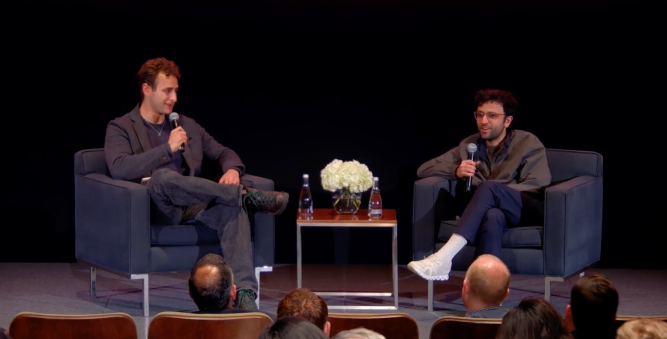 Kalshi CEO Tarek Mansour on stage