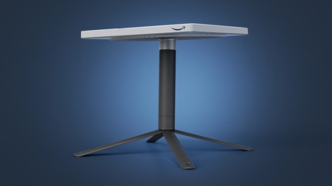 One of Amazon's Project Kuiper customer internet terminals