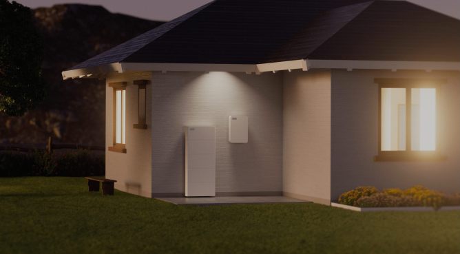 A Base Power backup battery is seen here in a rendering.