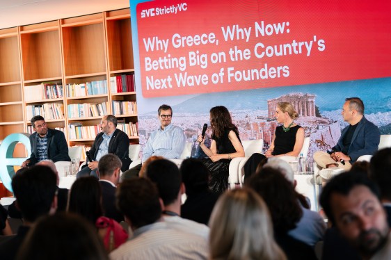 panel discussion with 5 people on stage