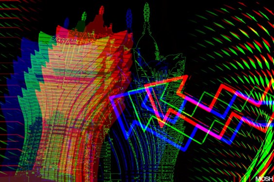 An illustration showing Macau's iconic Casino Lisboa.