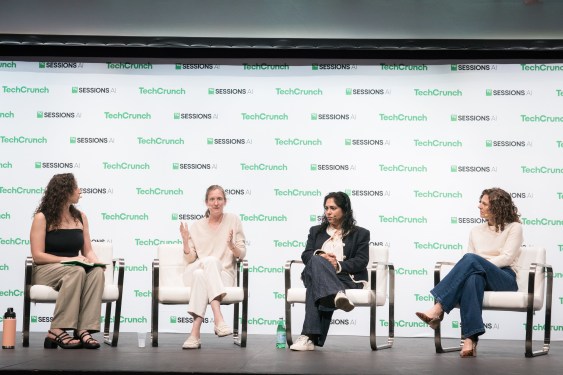 TechCrunch Sessions: AI panel onstage