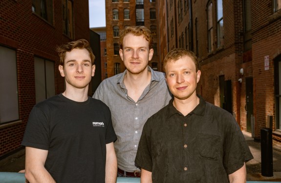 Remark / Remark co-founders, from left Theo Satloff, Ian Patterson, and Carl-Philip Majgaard