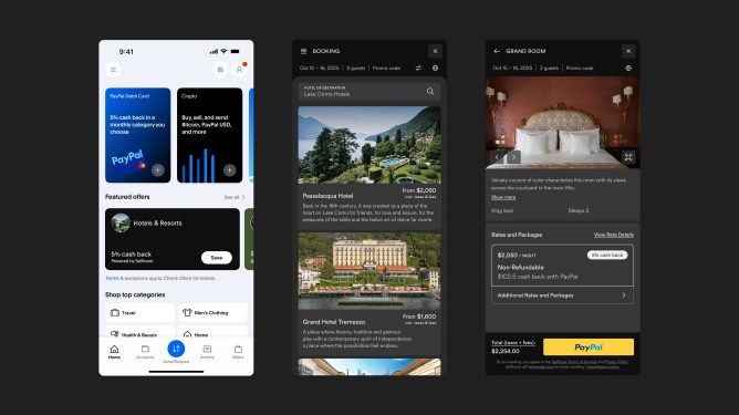 Selfbook PayPal app Offers