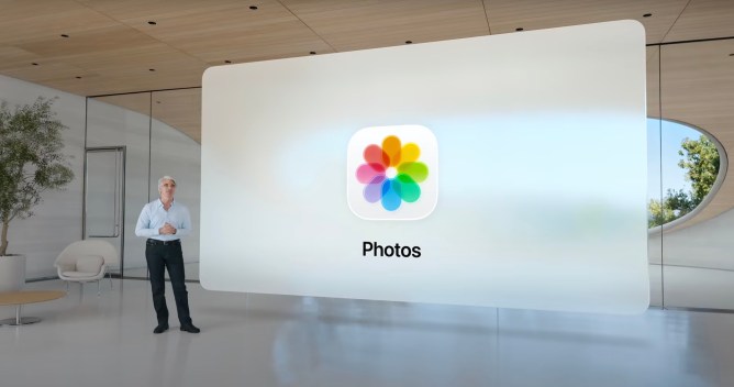 Apple Photos app presentation at WWDC