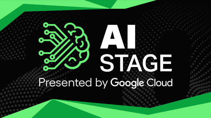 TechCrunch Disrupt 2025 AI Stage w/out logo & White Google Cloud
