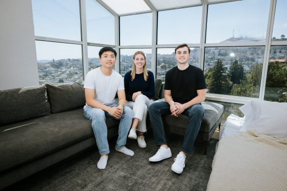 June Lee (CTO), Anna Monaco (CEO), and Michael Alfano (Founding Engineer)