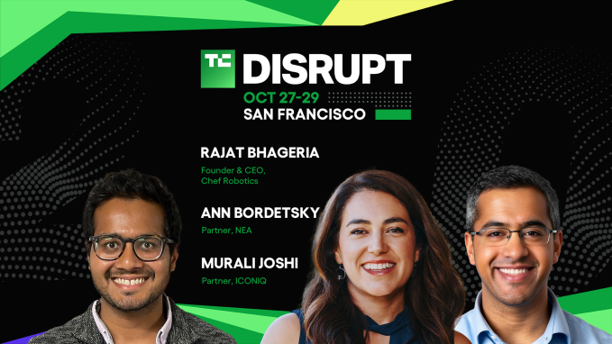 TechCrunch Disrupt 2025 Rajat Bhageria, Ann Bordetsky, Murali Joshi
