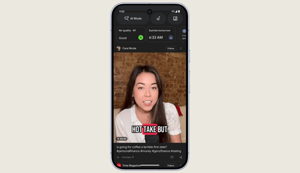 Google search discover