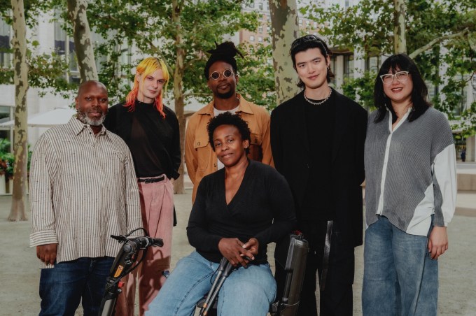 Photo of the six new Collider Fellows