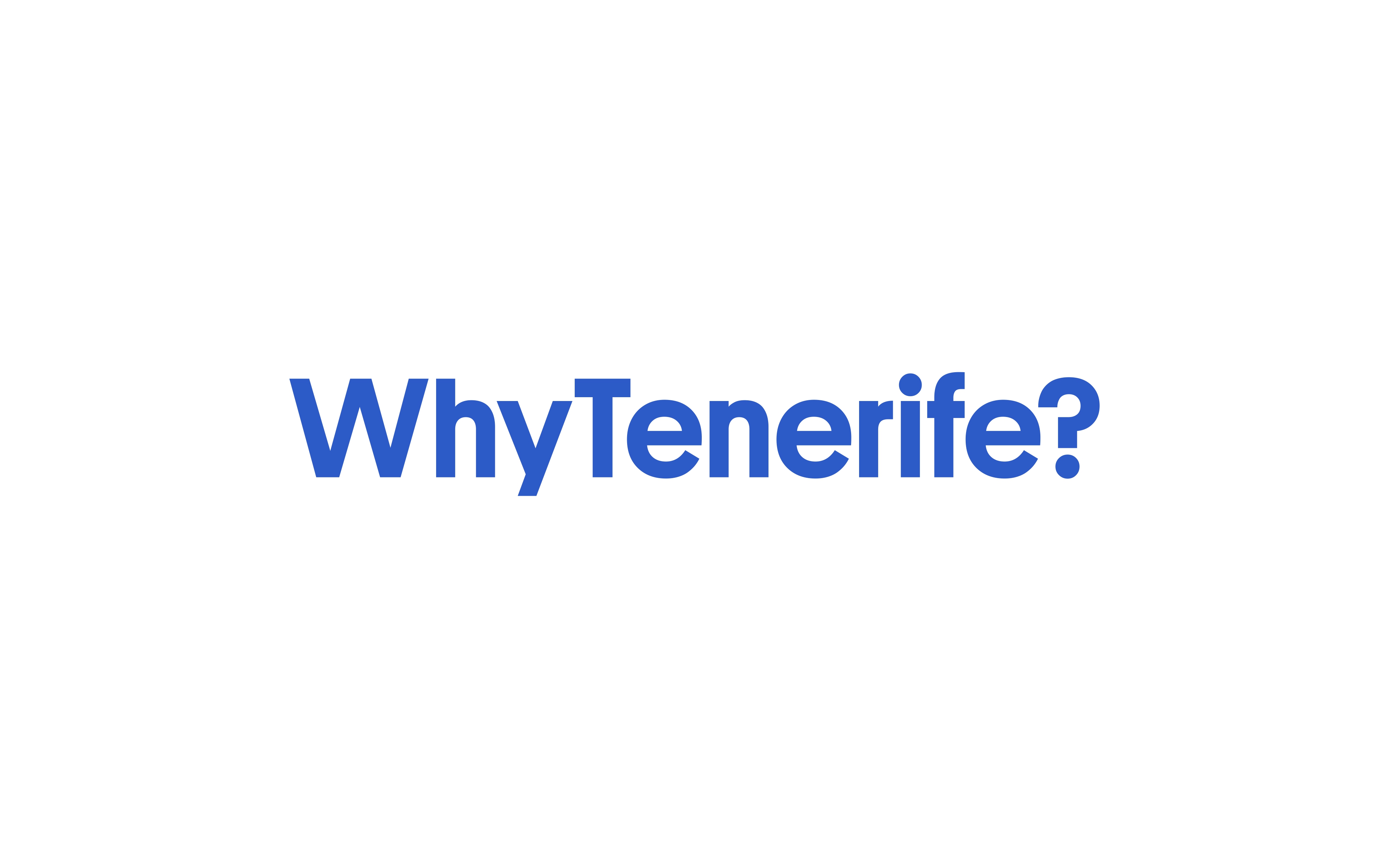 Why Tenerife? Logo