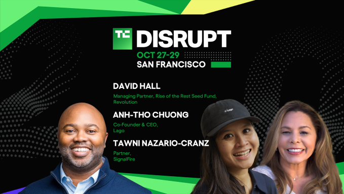 TechCrunch Disrupt 2025 David Hall, Anh Tho Chuong, Tawni Nazario-Cranz