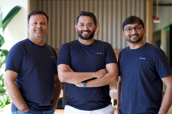 Rocket.new co-founders Deepak Dhanak, Vishal Virani, and Rahul Shingala