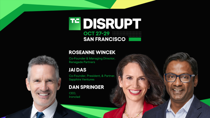TechCrunch Disrupt 2025 Roseanne Wincek, Dan Springer, and Jai Das